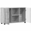 vidaXL Buffet avec &eacute;tag&egrave;re FLORIN Gris Sonoma 88,5 x 30,5 x 55,5 cm