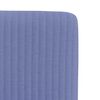 vidaXL Chaises &agrave; manger lot de 6 bleu jean tissu