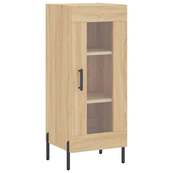vidaXL Buffet Ch&ecirc;ne sonoma 34,5x34x90 cm Bois d'ing&eacute;nierie