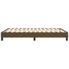 vidaXL Cadre de lit marron fonc&eacute; 140x200 cm tissu