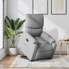 vidaXL Fauteuil inclinable Gris clair Tissu