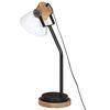 vidaXL Lampe de bureau 25 W blanc 18x18x60 cm E27