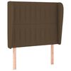 vidaXL Sommier &agrave; lattes de lit avec matelas Marron fonc&eacute; 80x200 cm