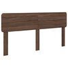 vidaXL Cadre de lit Ch&ecirc;ne brun 200 x 200 cm Bois Ing&eacute;nierie