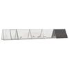 vidaXL Clapier Anthracite 504,5x80,5x71 cm Acier galvanis&eacute;