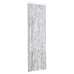 vidaXL Moustiquaire Gris clair et gris fonc&eacute; 56x185 cm Chenille