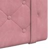 vidaXL T&ecirc;te de lit suspendue Rose 190 x 55 x 5 cm Velours