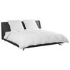 vidaXL Ensemble de Duvet avec oreiller 3 pcs Blanc Plume de canard