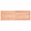 vidaXL Étagère murale marron clair bois chêne massif traité