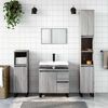 vidaXL Armoire de bain sonoma gris 65x33x60 cm bois d'ing&eacute;nierie