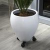 Nature Chariot &agrave; plantes r&eacute;glable &agrave; 3 bras noir m&eacute;tal