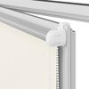 vidaXL Store enrouleur occultant blanc cass&eacute; 45x175cm largeur du tissu