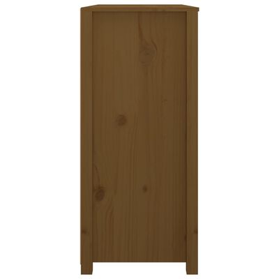 vidaXL Armoire latérale Marron Miel 100x40x90 cm Bois de pin massif