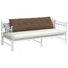 vidaXL Coussin de Dos Marron 180 x 19 x 50 cm tissu