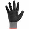 vidaXL Gants de Travail 24 pcs Gris et Noir 7 / S Polyester