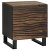 vidaXL Cabinet de chevet 2 pcs Noyer 40 x 33 x 46 cm