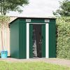 vidaXL Abri de jardin M&eacute;tal Vert