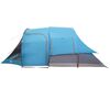 vidaXL Tente de camping tunnel 4 personnes bleu imperm&eacute;able