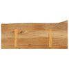 vidaXL Dessus de table &agrave; bord vivant 90x20x2,5 cm bois massif manguier