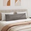 vidaXL Coussins de canap&eacute; 2 pcs Taupe 145 x 40 cm tissu