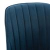 vidaXL Chaises &agrave; manger lot de 6 bleu velours