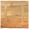 vidaXL Dessus de table 60x60x3,8 cm bord vivant bois massif manguier