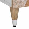 vidaXL Table de chevet 50x33x60 cm bois de manguier massif