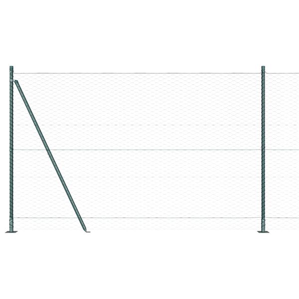 vidaXL Poteau de cl&ocirc;ture. Vert 100 x 1,4 m (treillis 36 mm)