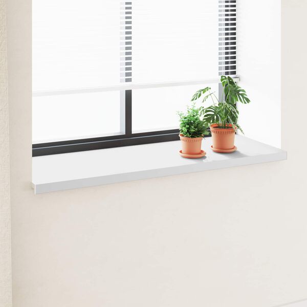 vidaXL Appui de fen&ecirc;tre Blanc 160 x 50 x 4,5 cm PVC