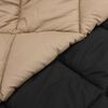 vidaXL Duvet complet toute l'ann&eacute;e Noir et Taupe 220 x 200 cm