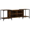 vidaXL Meuble TV ch&ecirc;ne fum&eacute; 153x37x50 cm bois d'ing&eacute;nierie