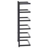 vidaXL Porte-serviette Noir 24x12x48 cm Acier
