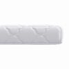 vidaXL Matelas Blanc 100 x 200 cm Tissu jacquard