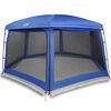 vidaXL Tente de piscine moustiquaire amovible parois maille bleu azur