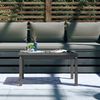 vidaXL Table de jardin gris 82,5x50,5x45 cm bois massif de pin