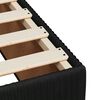 vidaXL Cadre de lit sans matelas noir 180x200 cm velours