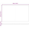 vidaXL Auvent R&eacute;tractable Vert et blanc 500 &times; 300 cm Polyester, M&eacute;tal