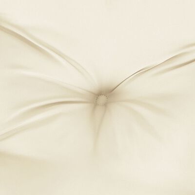 vidaXL Coussin de banc de jardin blanc crème 120x50x7 cm tissu oxford