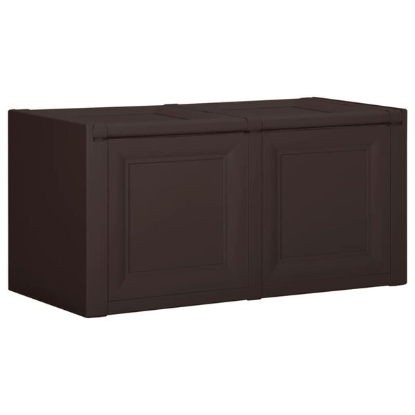 vidaXL Bo&icirc;te &agrave; coussins Marron 86x40x42 cm 85 L