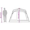 vidaXL Tente de camping cabine 4 personnes vert lib&eacute;ration rapide