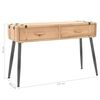 vidaXL Table console Bois massif de sapin 115x40,5x76 cm