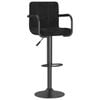 vidaXL Tabourets de bar lot de 2 noir velours