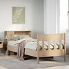 vidaXL Lit biblioth&egrave;que sans matelas 75x190 cm bois de pin massif
