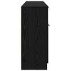 vidaXL Buffet 3 pcs Ch&ecirc;ne noir 181 x 30 x 70 cm Bois d'ing&eacute;nierie