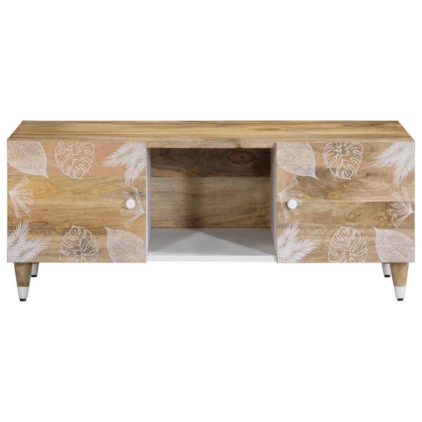 vidaXL Table basse 100x54x40 cm bois de manguier massif