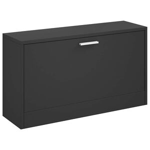 vidaXL Banc &agrave; chaussures Noir 80x24x45 cm Bois d'ing&eacute;nierie