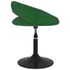 vidaXL Chaises pivotantes &agrave; manger lot de 2 Vert fonc&eacute; Velours