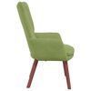 vidaXL fauteuil Vert clair 63 x 67 x 94 cm Velours