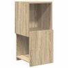 vidaXL Meuble d'angle 30,5x30x65cm Bois d'ing&eacute;nierie Ch&ecirc;ne Sonoma