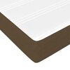 vidaXL Matelas de lit &agrave; ressorts ensach&eacute;s fermet&eacute; moyenne Marron fonc&eacute; 140x190x20 cm